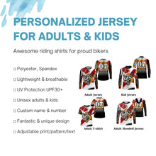 Load image into Gallery viewer, Florida Motocross Jersey Custom Youth Mens Womens FL Dirt Bike Off Road MotoX Motorcycle Racing| NMS823