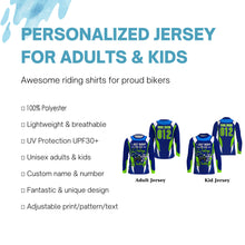 Load image into Gallery viewer, Personalized Biker Jersey UPF30+ I Just Want to Go Riding Motocross MX Racing Shirt NMS1156