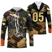Load image into Gallery viewer, Love live ride Camo MTB downhill jersey UPF30+ adult kid mountain bike shirt Cycling clothes| SLC235
