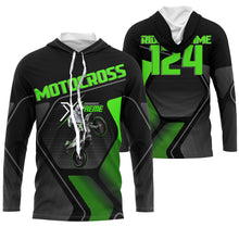 Load image into Gallery viewer, Custom Motocross Jersey Name and Number UPF30+ Dirt Bike Racing Shirt Off-Road Extreme MX Adult&amp;Kid| NMS768