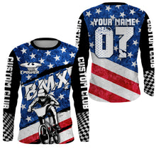 Load image into Gallery viewer, American Adult kid BMX jersey Custom UPF30+ USA Cycling bike shirt Off-road extreme sportswear| SLC22