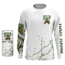 Load image into Gallery viewer, Musky Muskellunge fishing custom name with funny Muskie ChipteeAmz&#39;s art sun protection fishing shirts AT042