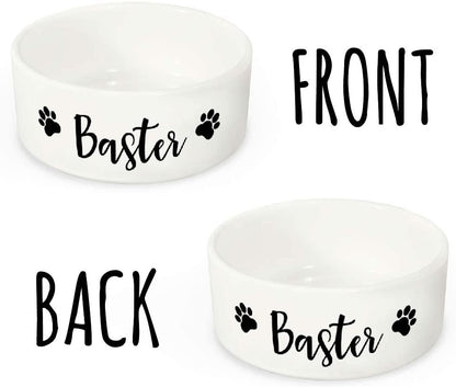 Personalized Pet Bowl with Your Pet's Name - Pet Bowl for Your Dog, Cat - NQS1140