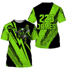 Load image into Gallery viewer, Dirt Bike Motocross Jersey Personalized UPF30+ MX Racing Off-road Adult&amp;Kid Motorcycle Rider Shirt| NMS763