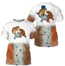 Load image into Gallery viewer, Texas Slam fishing drink beer with ChipteeAmz&#39;s art custom name UV protection UPF +30 shirts AT002