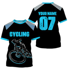 Load image into Gallery viewer, Personalized Cycling Jersey - Mountain Biking Jersey MTB Long Sleeve Shirt for Cyclist Bike Rider JTS419