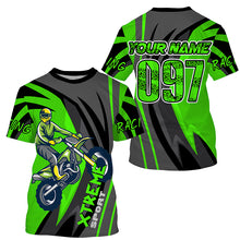 Load image into Gallery viewer, Custom dirt bike jersey kid men women UPF30+ extreme Motocross shirt racing motorcycle PDT393