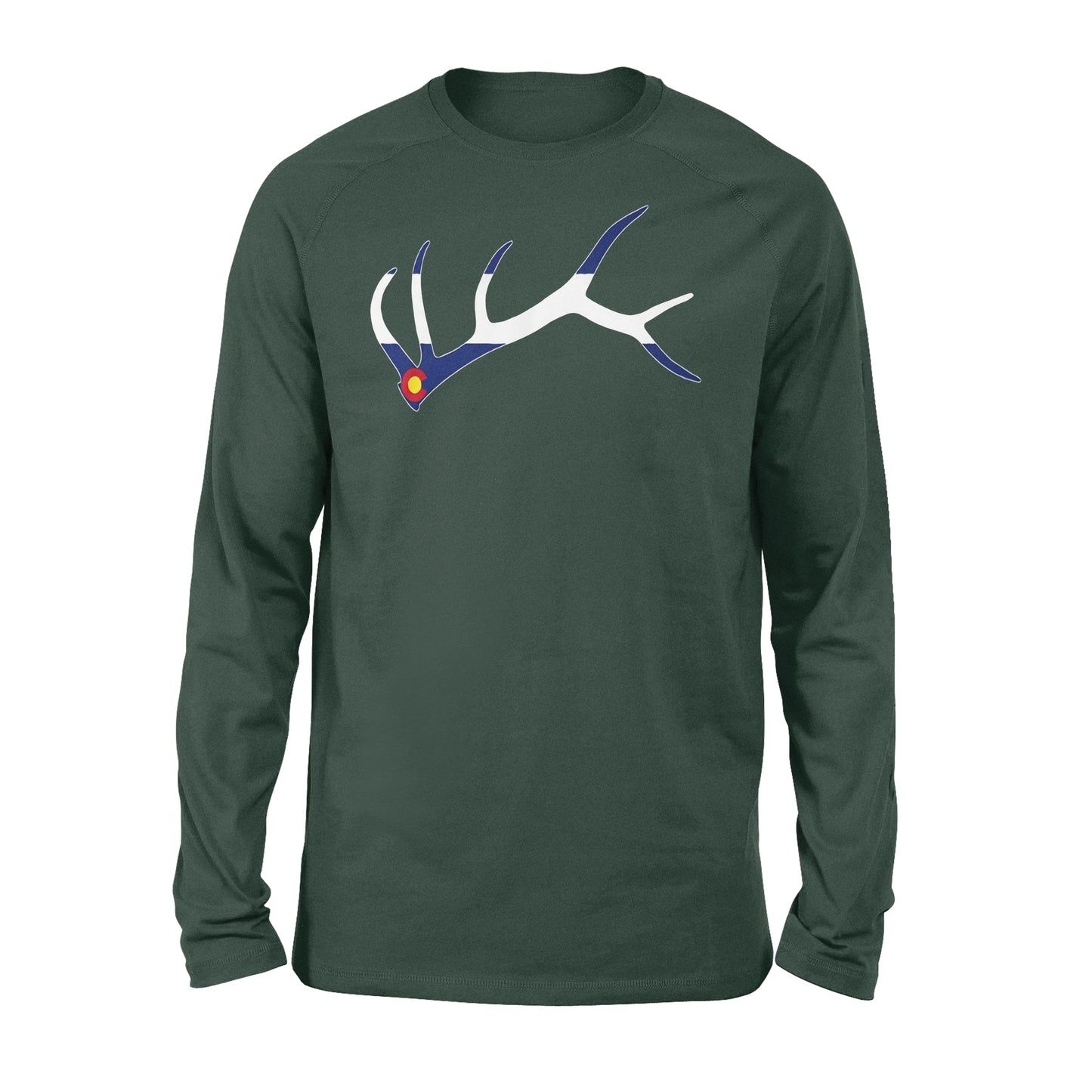 Colorado elk hunting horn NQS1114 D03 - Standard Long Sleeve