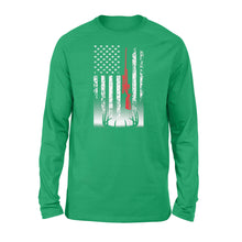 Load image into Gallery viewer, Deer hunting Long sleeve USA flag Shirts for Deer hunter - FSD869
