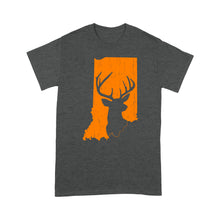 Load image into Gallery viewer, Bucks of Indiana deer hunting hunter orange, Indiana hunting, deer hunting shirt D03 NQS2920 Standard T-Shirt