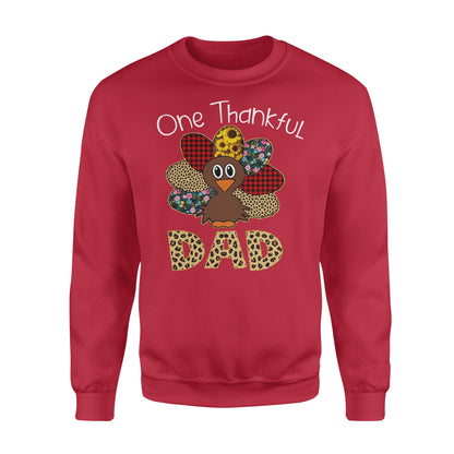 One thankful dad thanksgiving gift for him - Standard Crew Neck Sweatshirt