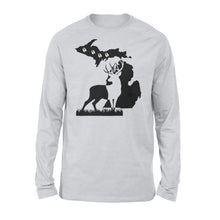 Load image into Gallery viewer, Michigan deer hunting shirt Long sleeve - FSD1187