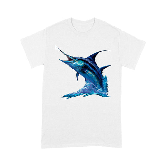 Blue Marlin Deep Sea Fishing T Shirts, Marlin Saltwater Fishing Shirt Offshore Fishing IPHW3895