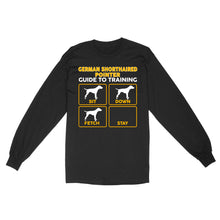 Load image into Gallery viewer, German Shorthaired Pointer Standard Long sleeve | Funny Guide to Training dog - FSD2406D08