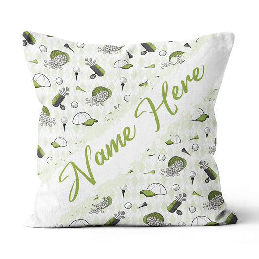 Customized Golf Pattern, Personalized Golf Decorative Pillows YYD0001
