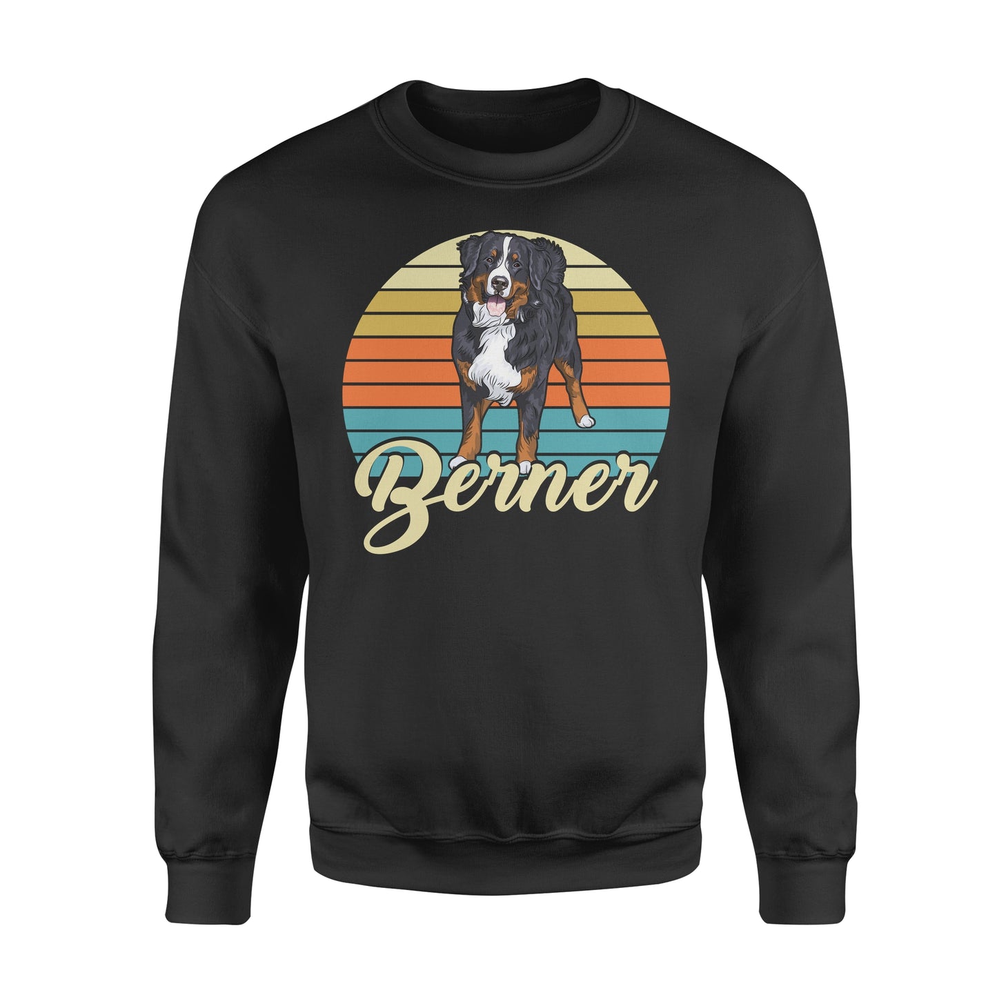 Custom name Berner dog personalized gift Crew Neck Sweatshirt