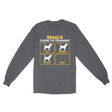 Load image into Gallery viewer, Beagle Standard Long Sleeve | Funny Guide to Training dog - FSD2404D08