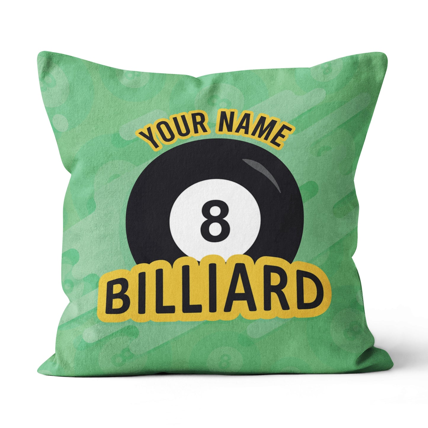 Personalized Green 8 Ball Billiards Pillow Custom Gifts For Pool Players VHM0844