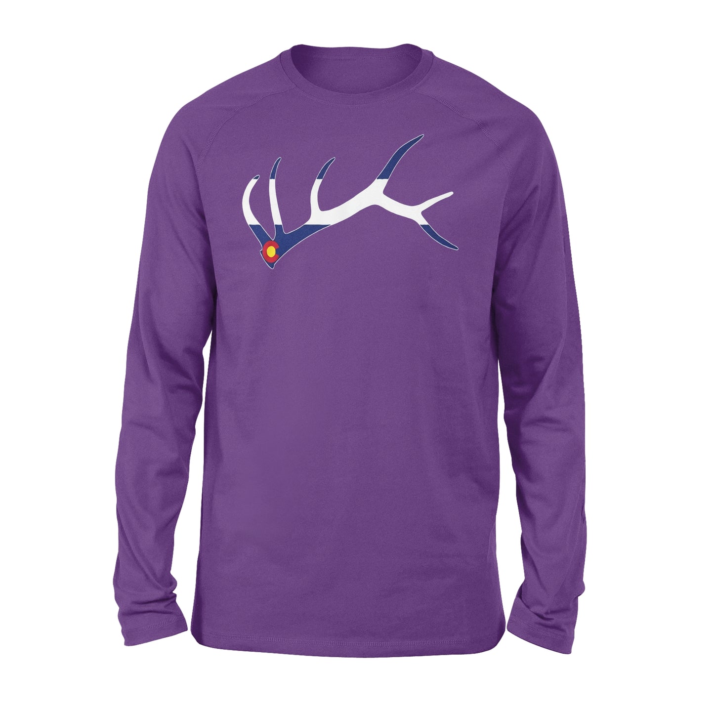 Colorado elk hunting horn NQS1114 D03 - Standard Long Sleeve