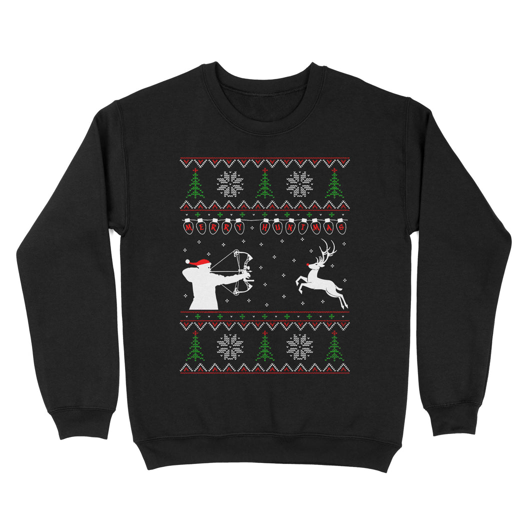 Merry Huntmas Deer hunting Christmas gifts sweater Sweatshirt - FSD3524 D02