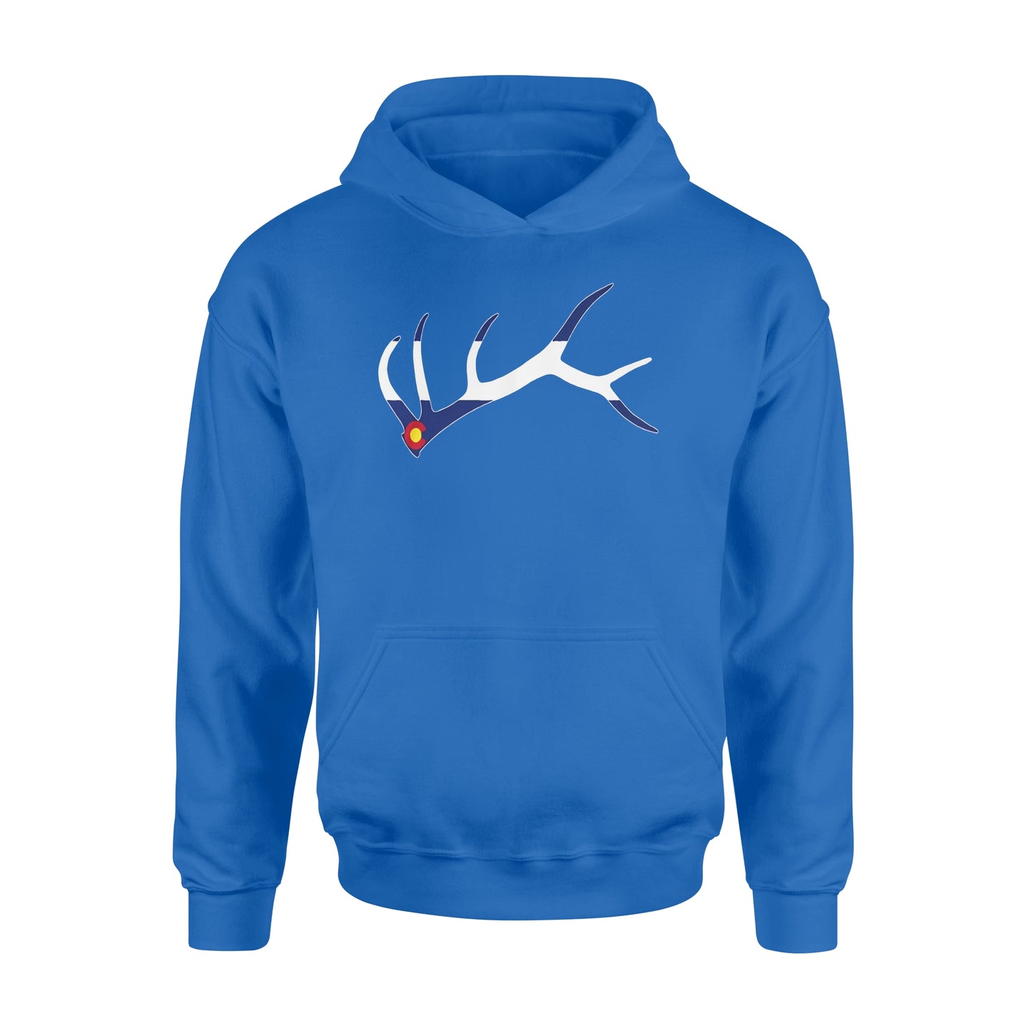 Colorado elk hunting horn NQS1114 D03 - Standard Hoodie
