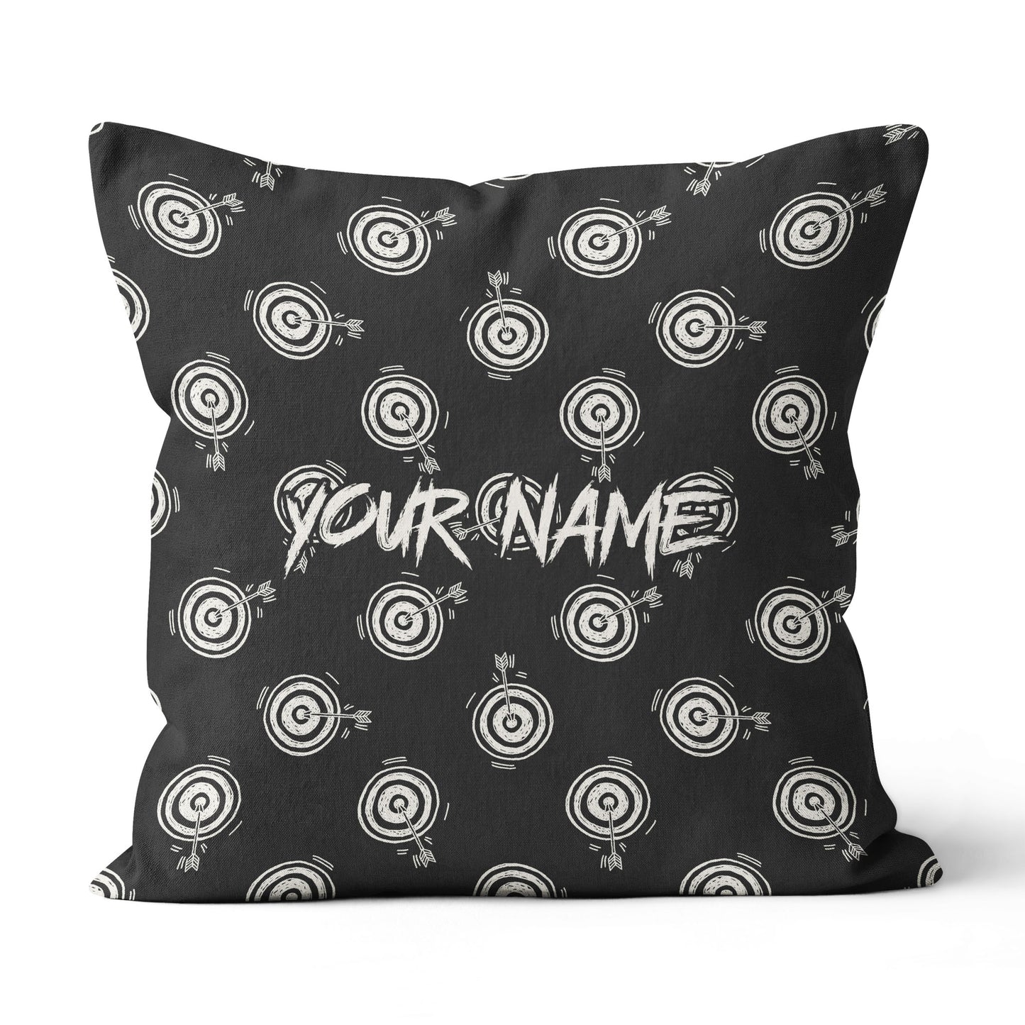Personalized Black Doodle Archery Pillow Custom Gifts For Archery Lovers VHM0874
