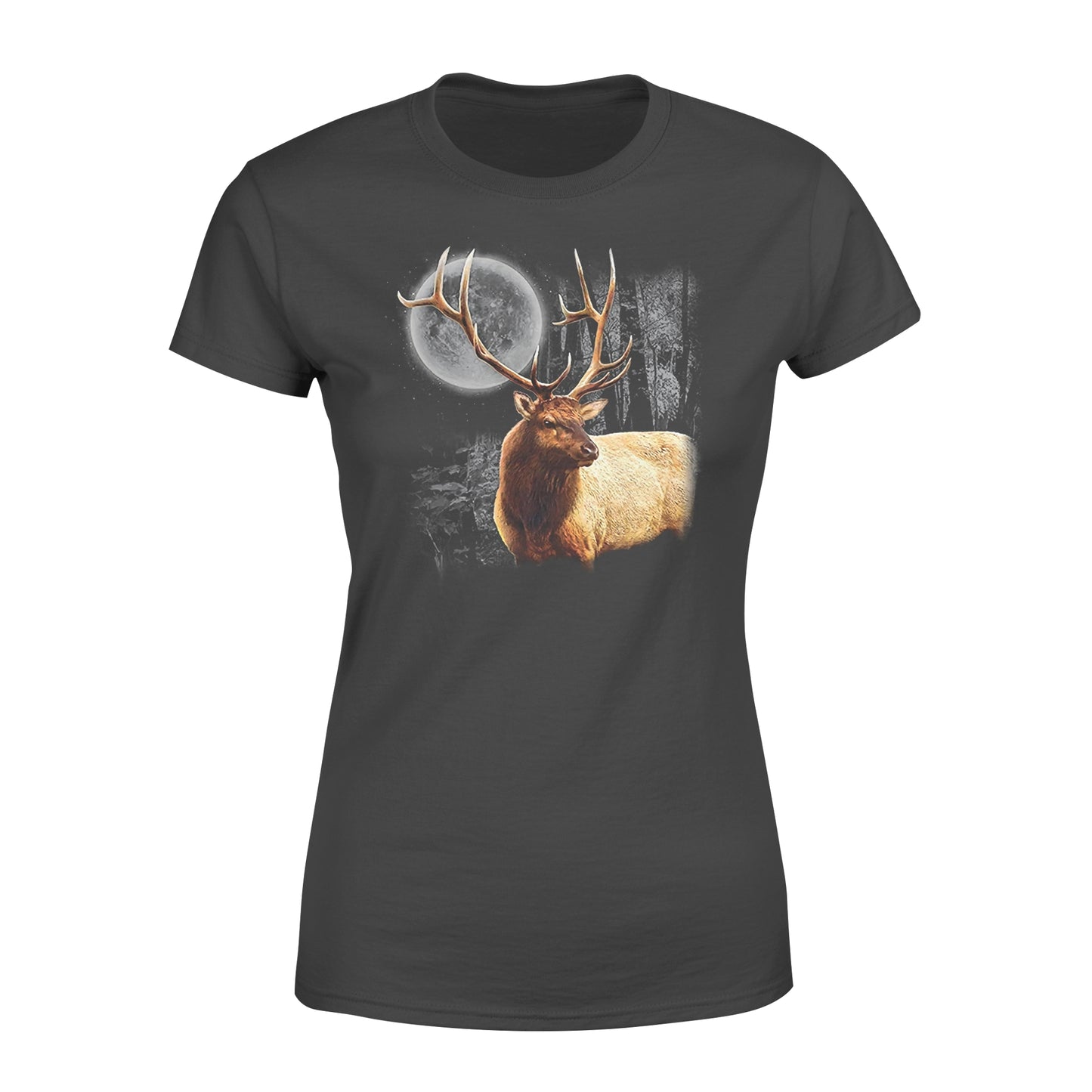 Elk under the full moon shirts