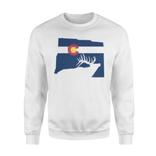 Load image into Gallery viewer, Colorado Elk Hunting, Colorado Elk Hunter, Elk Hunt, Elk Hunting Gift Essential Standard Crew Neck Sweatshirt - NQSD234