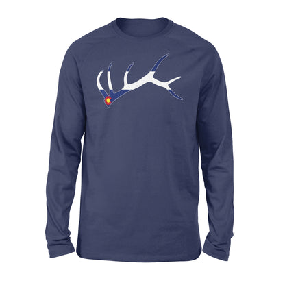 Colorado elk hunting horn NQS1114 D03 - Standard Long Sleeve