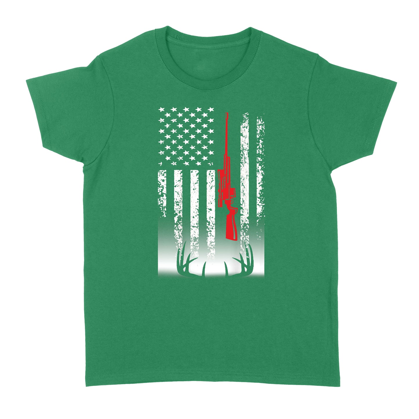Deer hunting Women's T-shirt USA flag Shirts for Deer hunter - FSD869