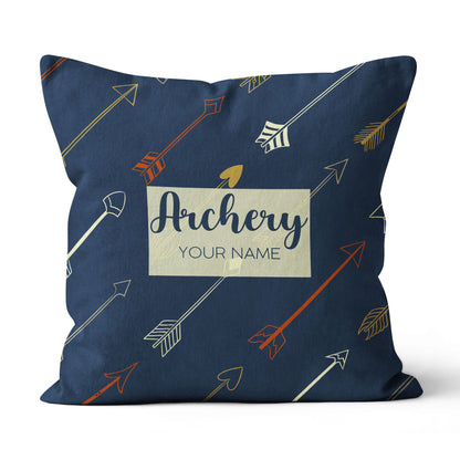 Personalized Arrow Archery Pillow Custom Throw Pillow Best Archery Gifts VHM0845