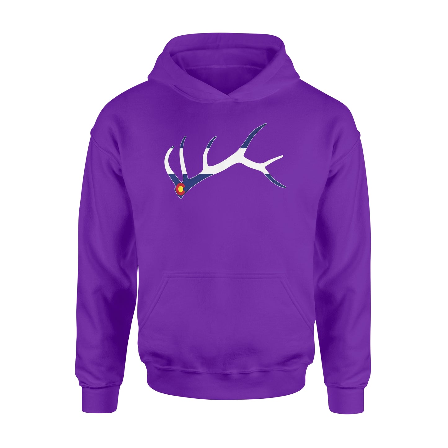 Colorado elk hunting horn NQS1114 D03 - Standard Hoodie