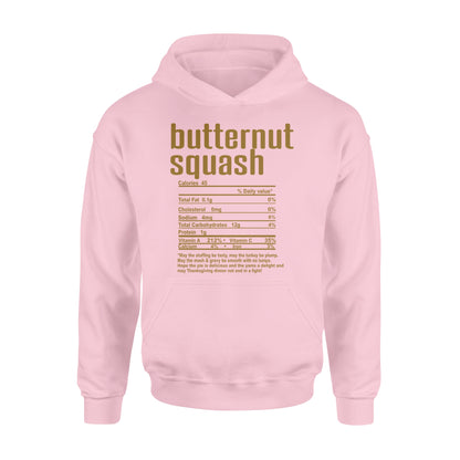 Butternut squash nutritional facts happy thanksgiving funny shirts - Standard Hoodie