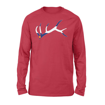 Colorado elk hunting horn NQS1114 D03 - Standard Long Sleeve