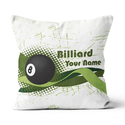 Personalized Green 8 Ball Billiards Pillow Custom Gifts For Pool Players VHM0852