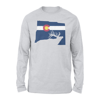 Colorado Elk Hunting, Colorado Elk Hunter, Elk Hunt, Elk Hunting Gift Essential Long Sleeve shirt - NQSD234
