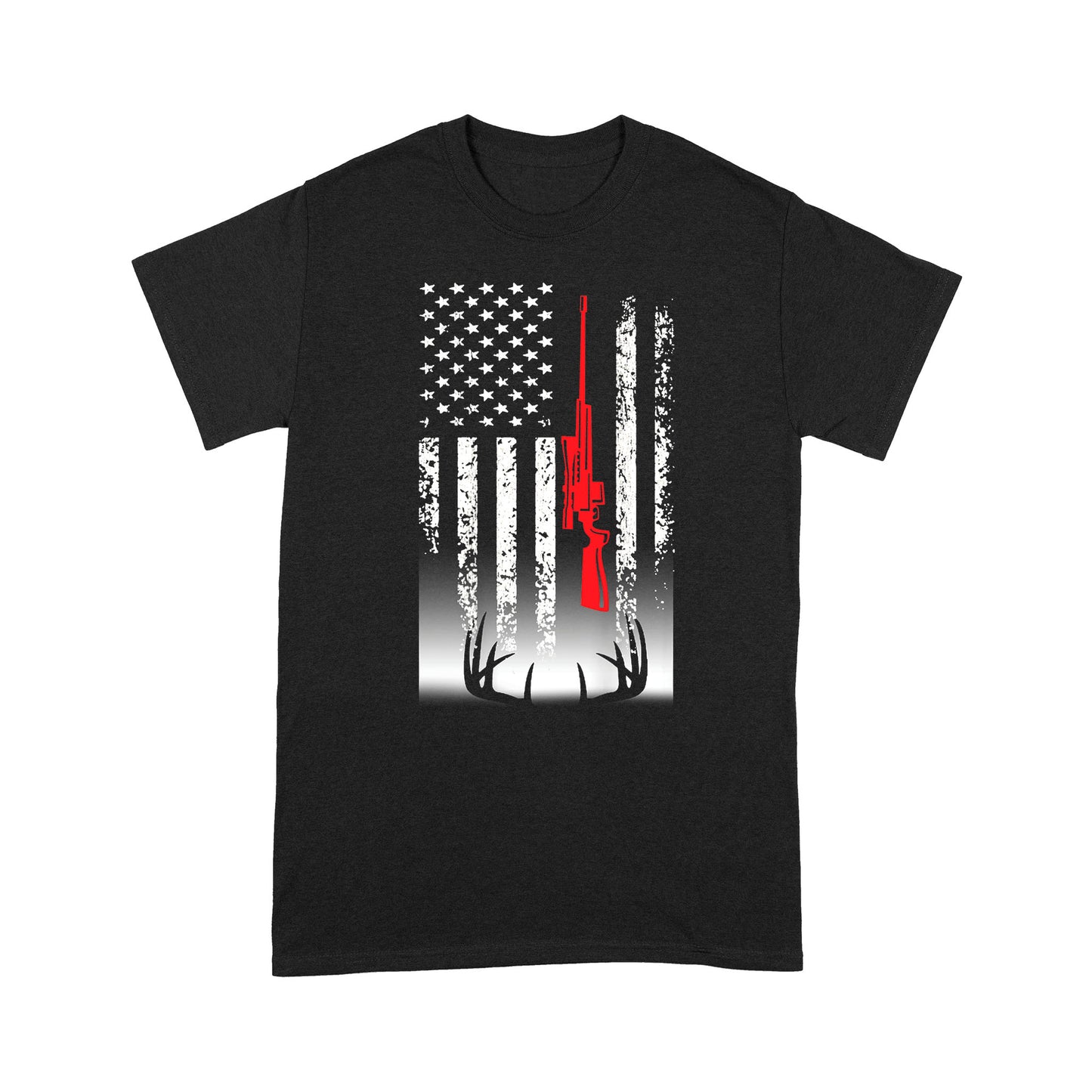 Deer hunting T-Shirt USA flag Shirts for Deer hunter - FSD869