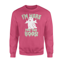 Load image into Gallery viewer, I'm here for the boos - Standard Crew Neck Sweatshirt