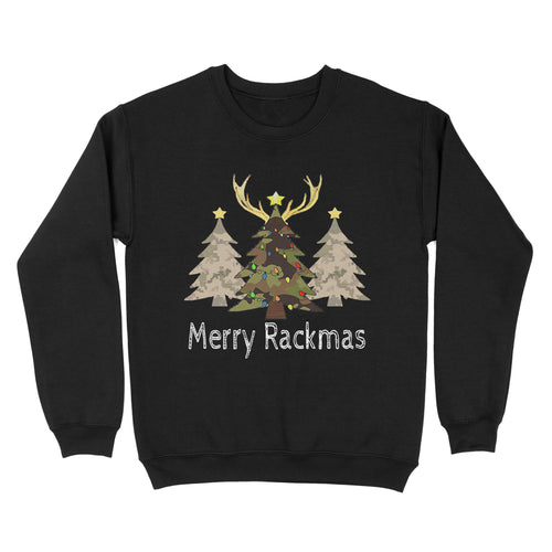 Deer, Elk, Moose hunting Merry Rackmas hunting gift for men Sweatshirt TAD02