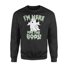 Load image into Gallery viewer, I'm here for the boos - Standard Crew Neck Sweatshirt