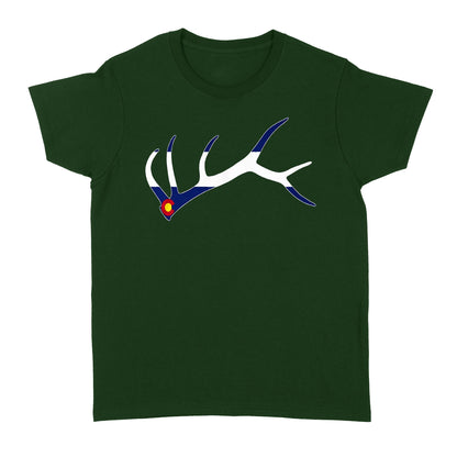 Colorado elk hunting horn NQS1114 D03 - Standard Women's T-shirt