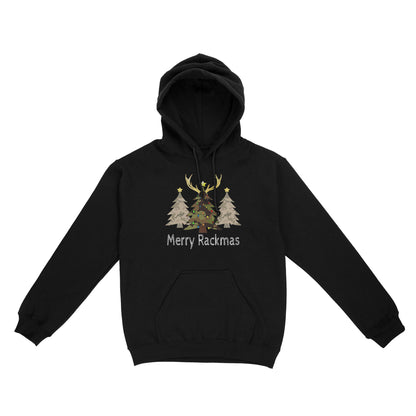 Deer, Elk, Moose hunting Merry Rackmas hunting gift for men Hoodie TAD02