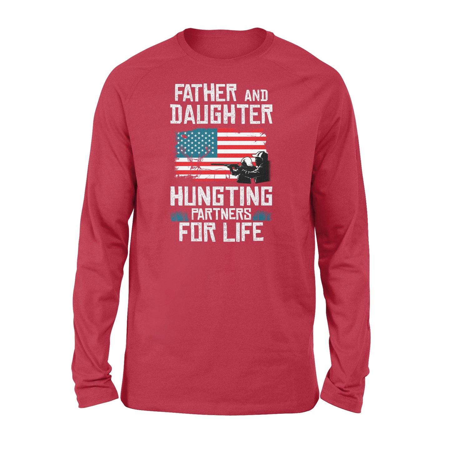 Father and Daughter Hunting Partners for Life Long Sleeves - FSD226