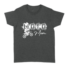 Load image into Gallery viewer, Moto Mom T-shirt, Cool Biker Mom Women Shirt, Motorcycle Shirt for Mom Mother&#39;s Day Gift, Motocross Mom NMS336
