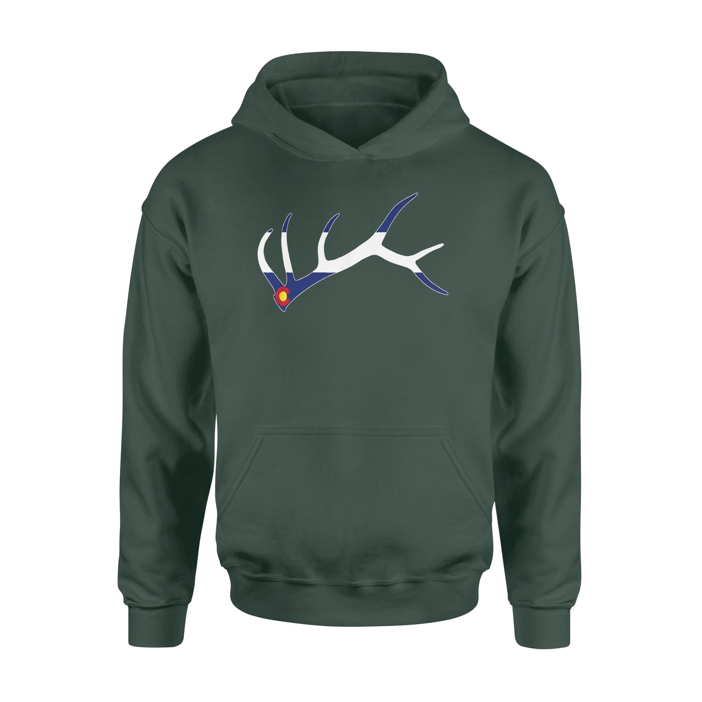 Colorado elk hunting horn NQS1114 D03 - Standard Hoodie