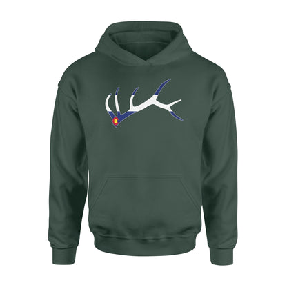 Colorado elk hunting horn NQS1114 D03 - Standard Hoodie