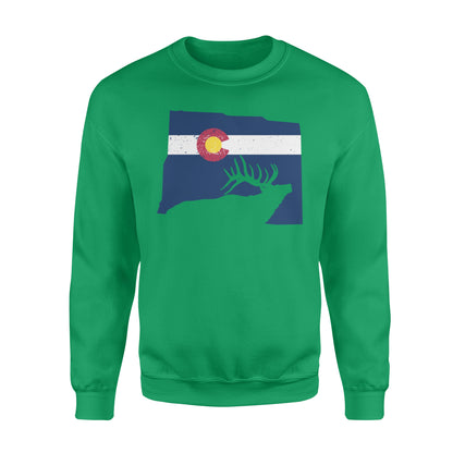 Colorado Elk Hunting, Colorado Elk Hunter, Elk Hunt, Elk Hunting Gift Essential Standard Crew Neck Sweatshirt - NQSD234